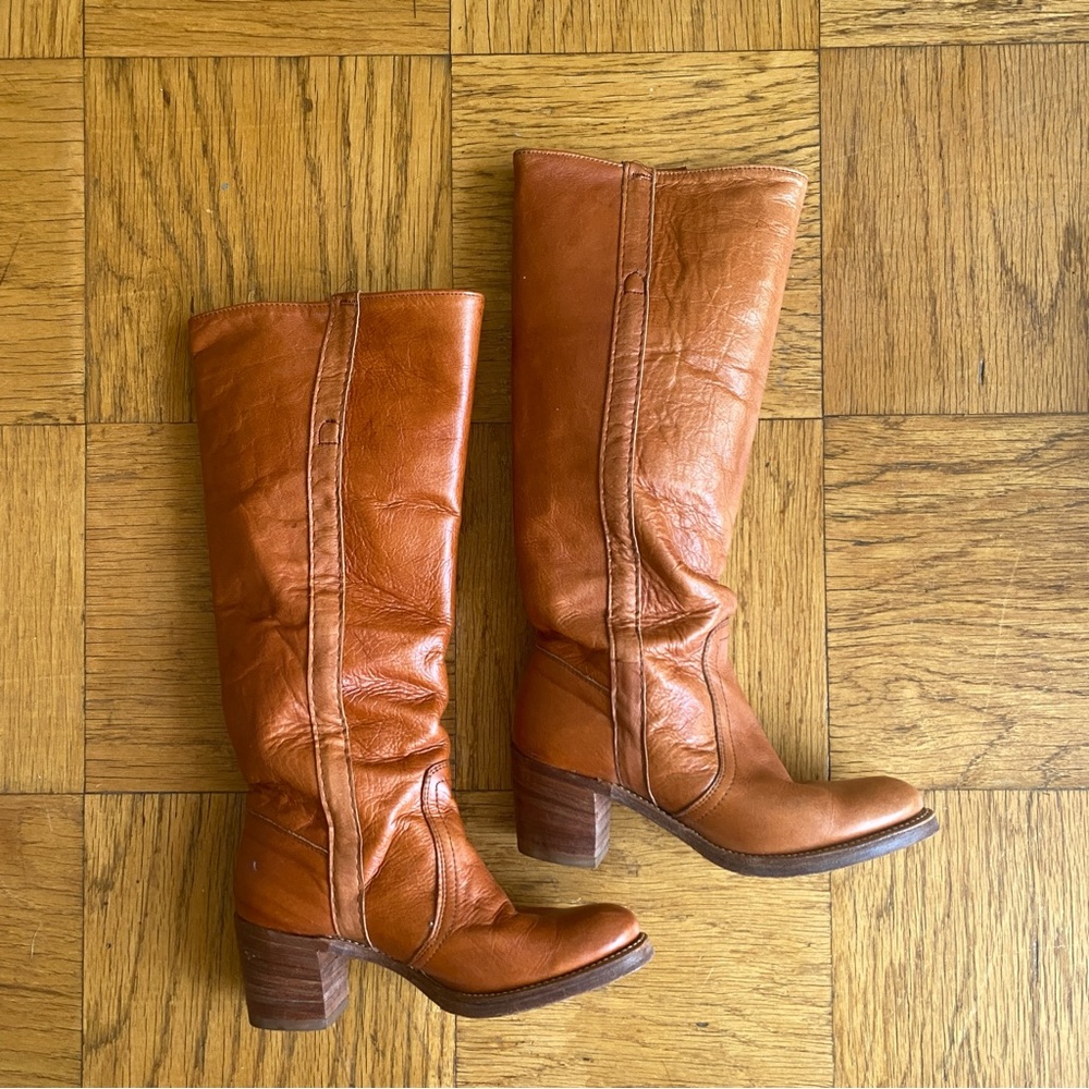 Vintage 1970’s Frye Black Label Brown Campus Boots